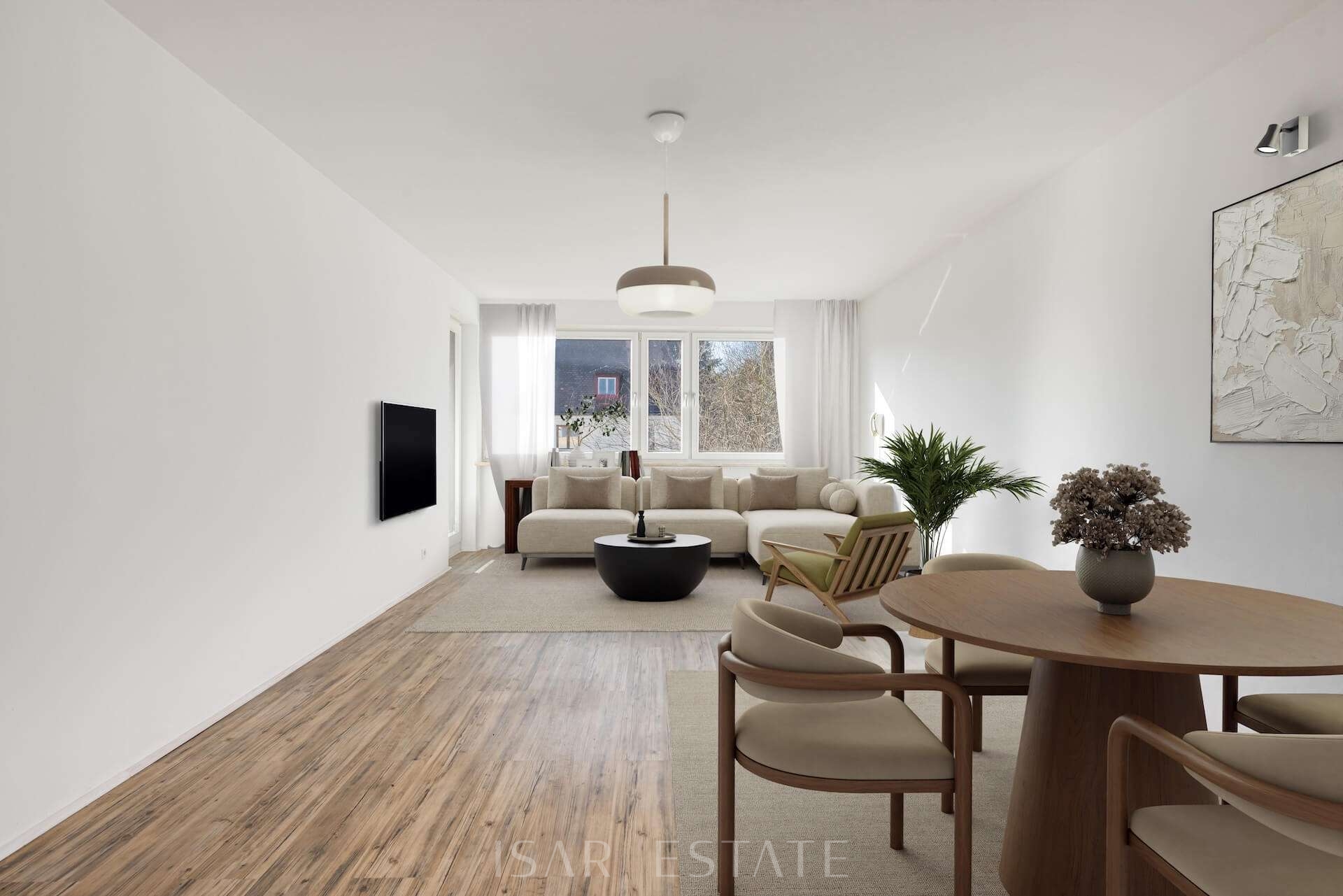 Digitale Wohnidee Wohn-/Esszimmer